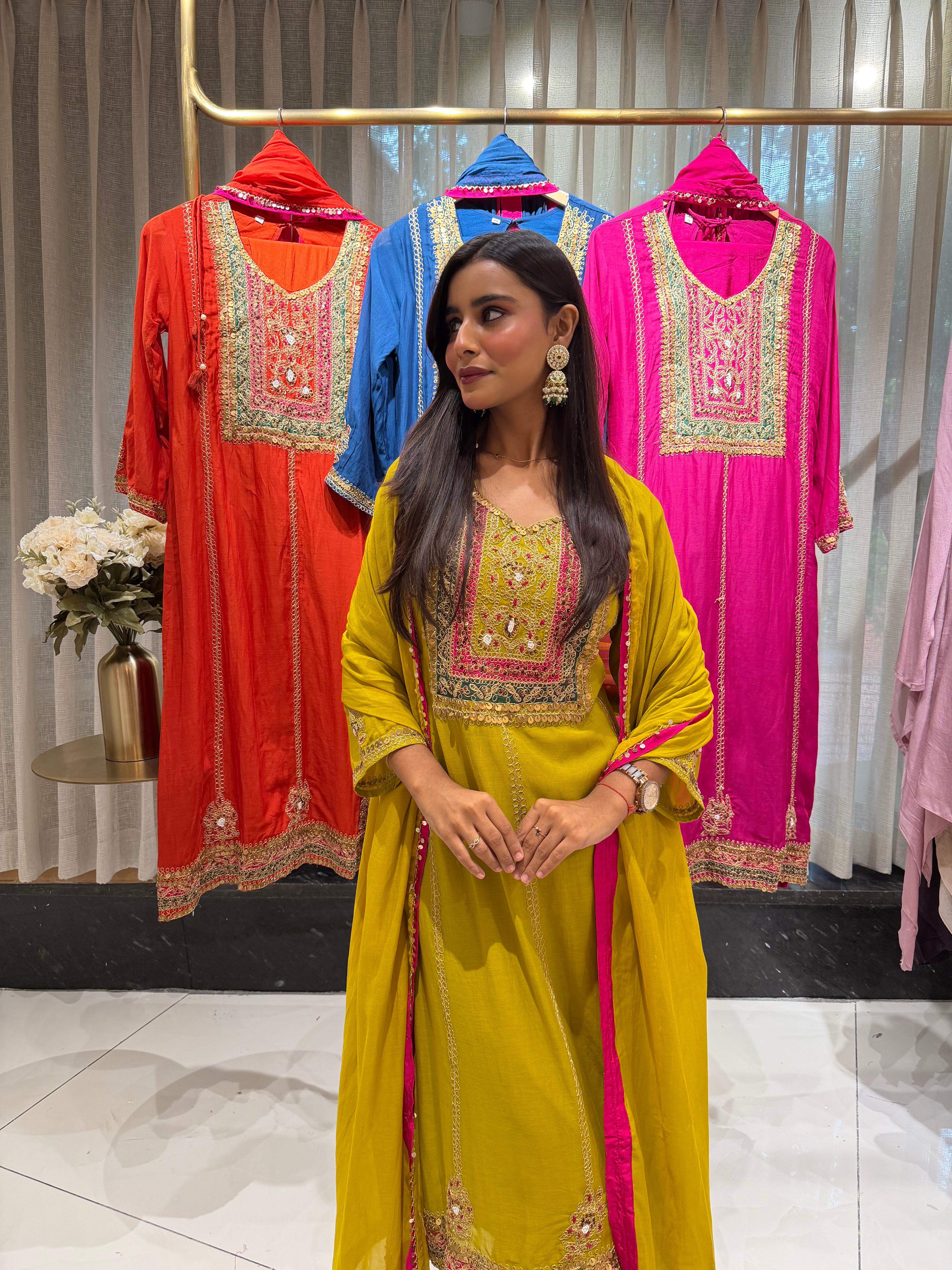 “SAMYUKTA” Amul Chanderi Festive Suit Set 💕 | KurtiSwag