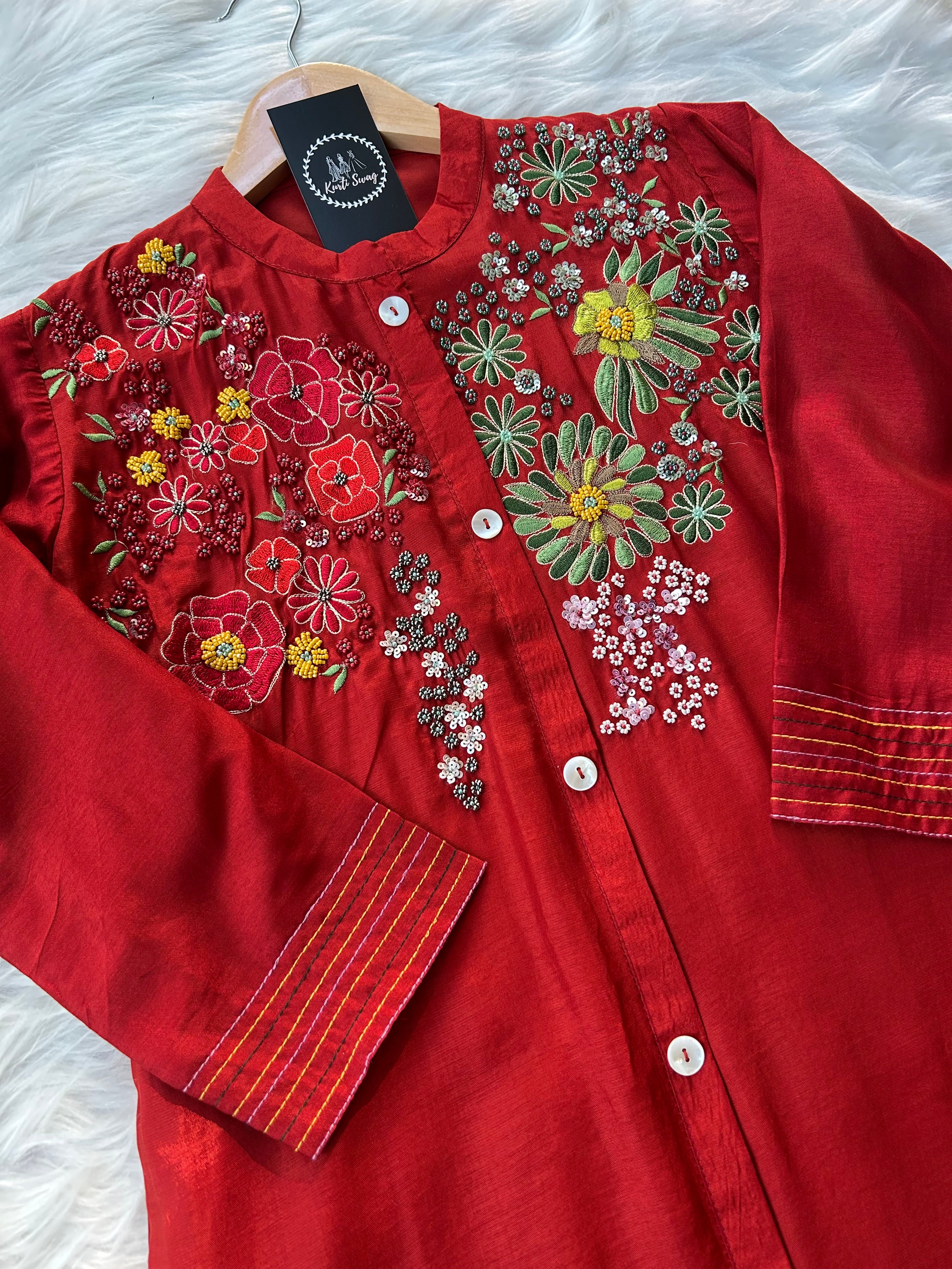 “SUNEHRI” Mul Chanderi Coord Set✨❤️ | KurtiSwag