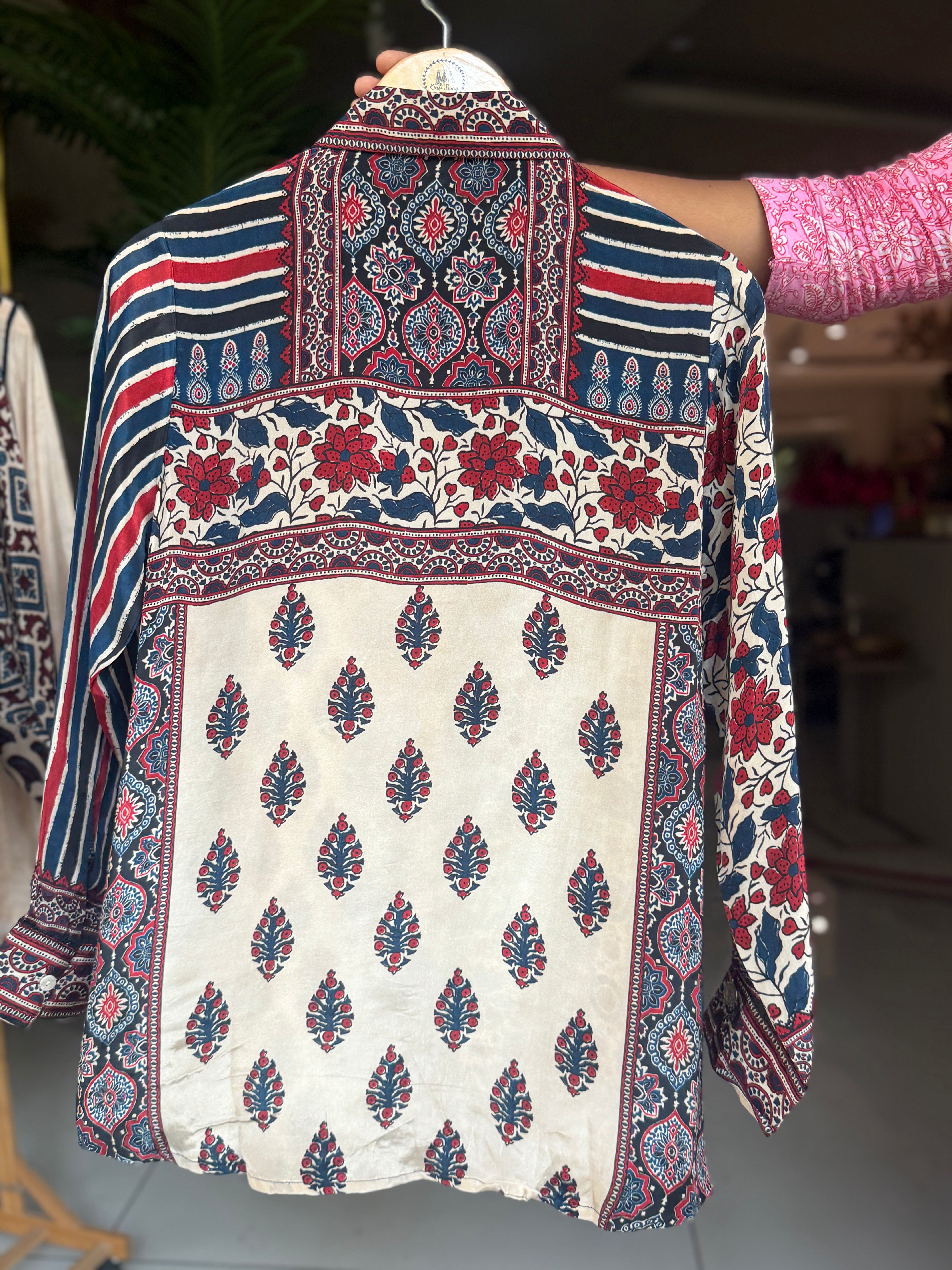 “AJRAKH” Premium Crape Shirts ✨ | KurtiSwag