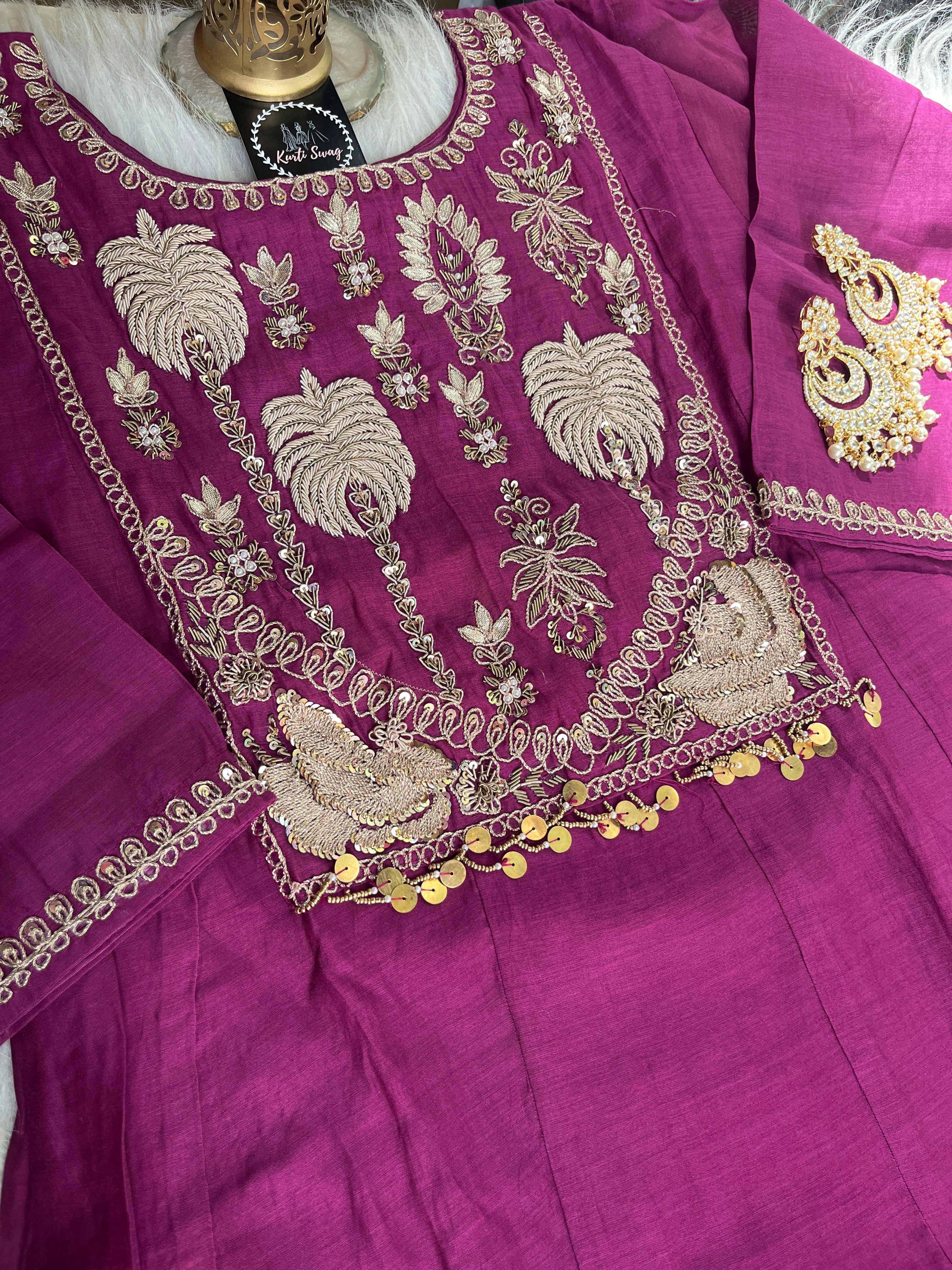 “ANURADHA” Festive Suit Set In Mul Chanderi ✨💕 | KurtiSwag