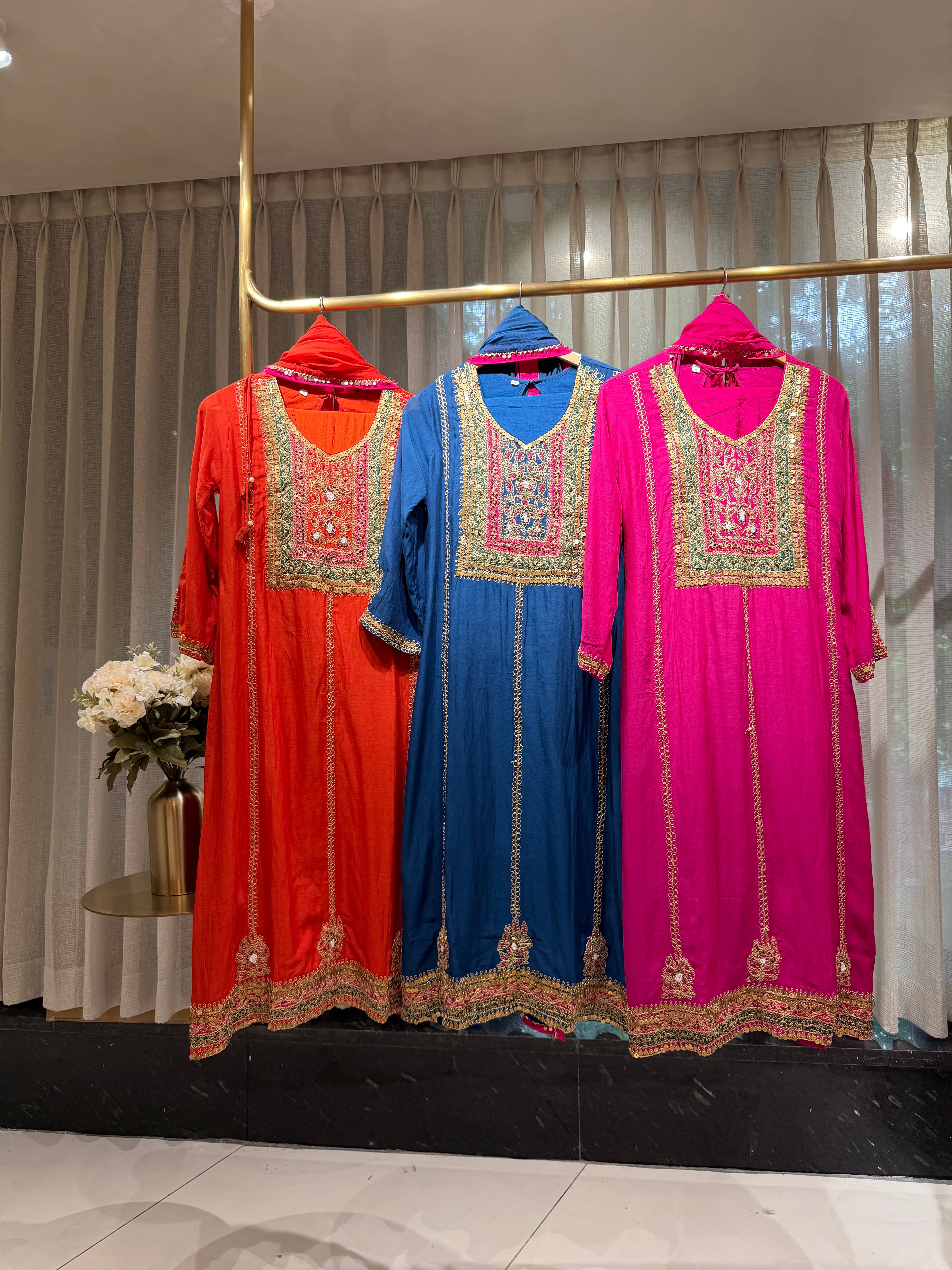 “SAMYUKTA” Amul Chanderi Festive Suit Set 💕 | KurtiSwag