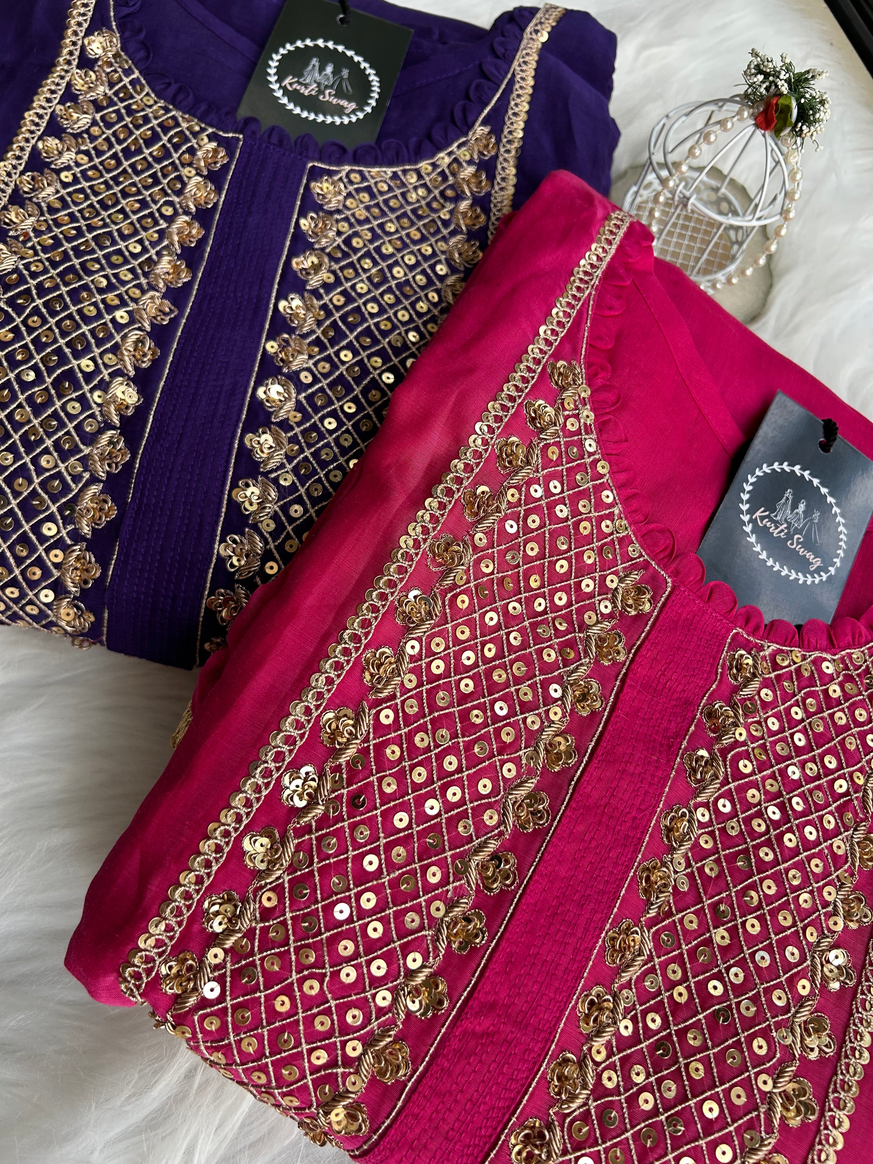 “ISRANI” Premium Festive Wear In Mul Chanderi ✨💕 | KurtiSwag