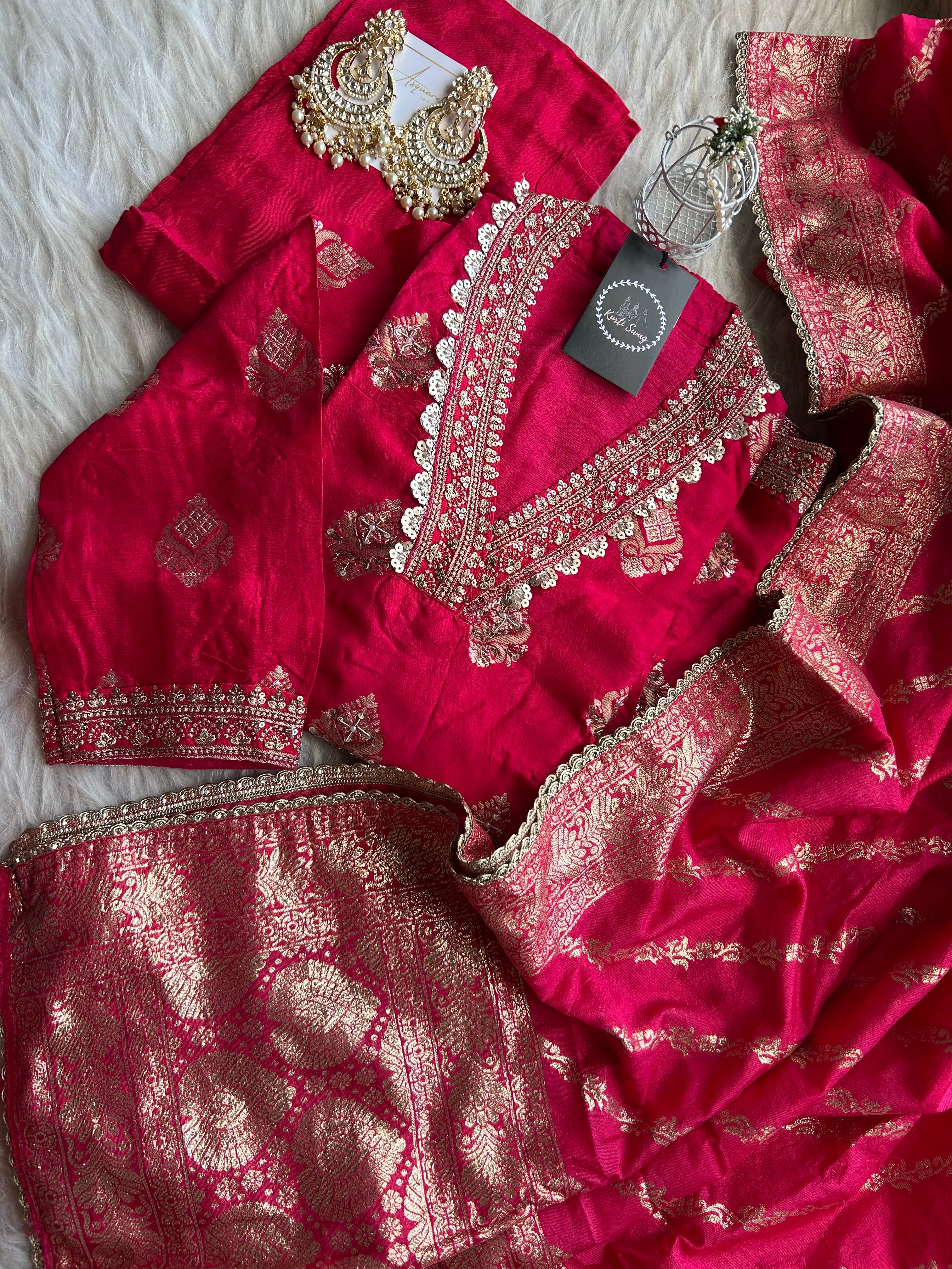 “MALLIKA” Premium Silk Festive Suit ✨♥️ | KurtiSwag